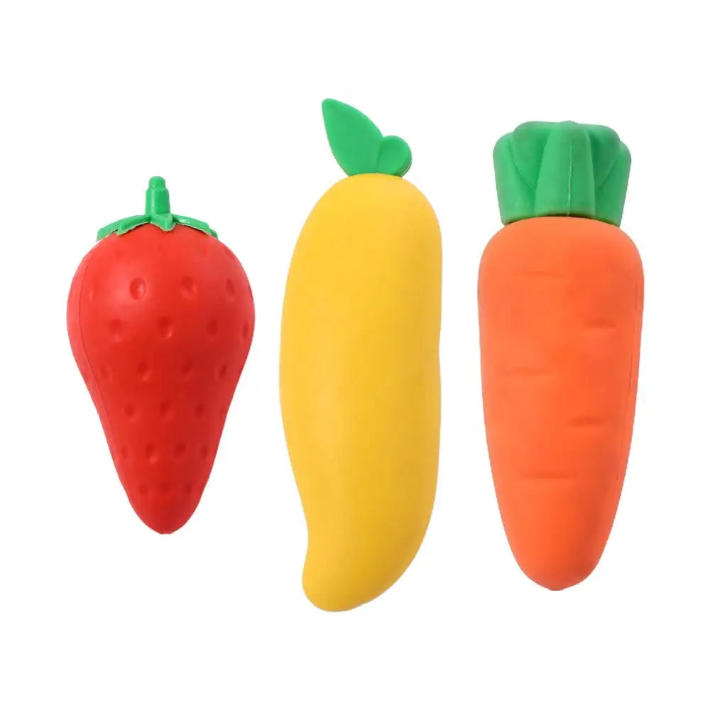 Supplies Writing Drawing Sketch Wiping Erasers Students Stationery Soft Pencil Erasers Big Fruit Erasers Correction Supplies