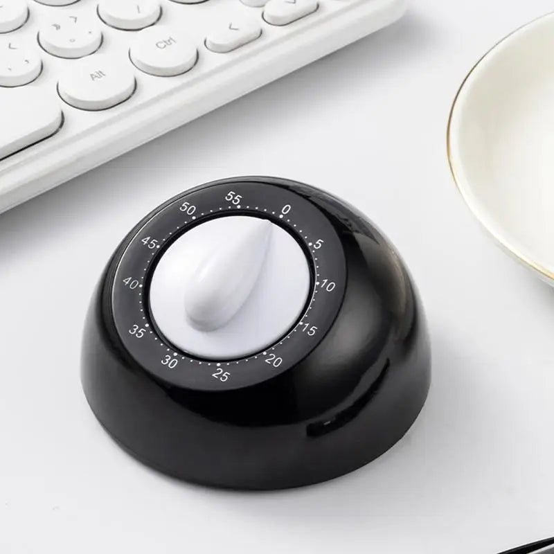 Mechanical Kitchen Timer With Loud Alarm And Battery Free Design Perfect For Home Cooking Baking And Study Time Management