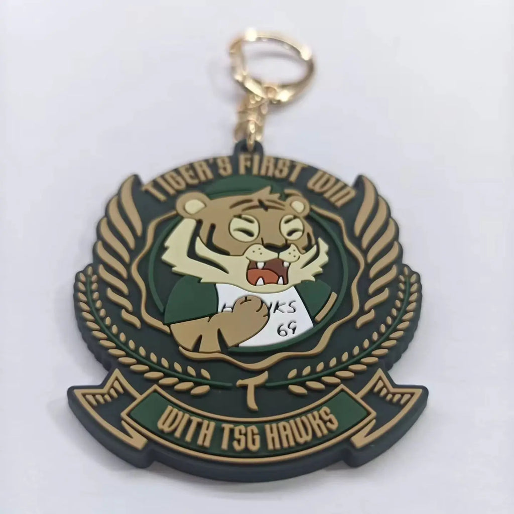 Personalized Custom Logo Promotional Soft Pvc Keychain Personalized Plastic Silicone Rubber Flexible Pvc Keychain Design