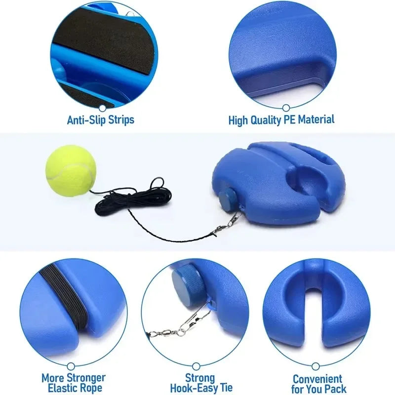 Tennis training equipment single player set practice equipment base high rebound belt tennis rope wear-resistant tennis ball