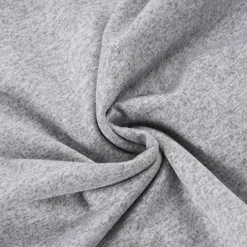 Graues Strick-Camisole mit offenem Rücken aus weichem meliertem Strickstoff mit einer dezenten, strukturierten Webart, geeignet für Dropshipping mit Kaufabsicherungszeit und Optionen für verlängerten Schutz.