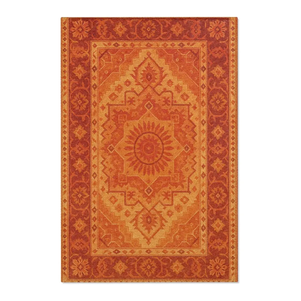 Vintage Turkish Area Rugs Bohemian Style Carpets for Living Room Bedroom Bathroom Decor Home Anti-slip Floor Mat