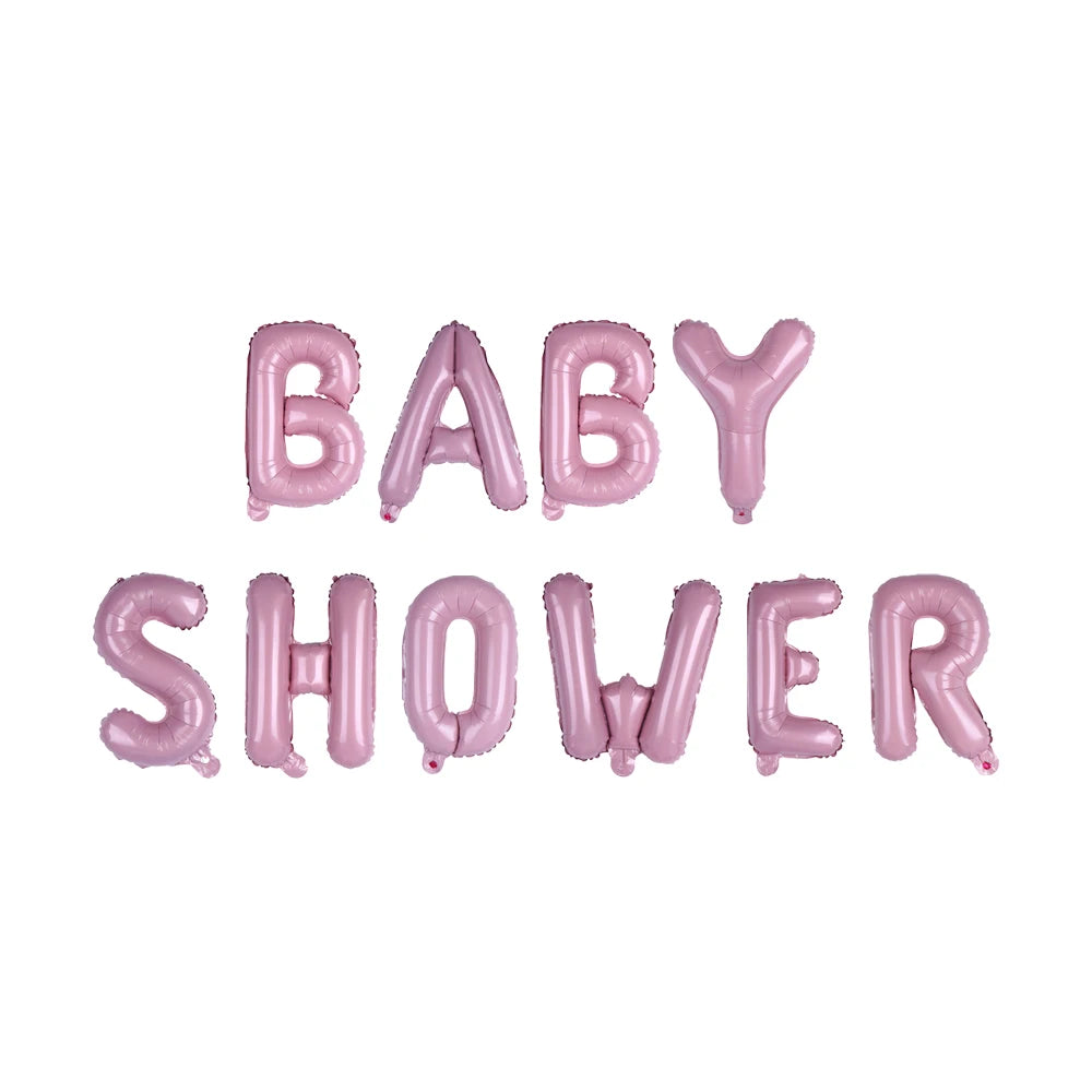 KUKUZHU Baby Shower 16inch Oh Baby Foil Balloons It's Boy Or Girl Gender Reveal Rose Gold Balloons Babyshower Party Supplies Kid