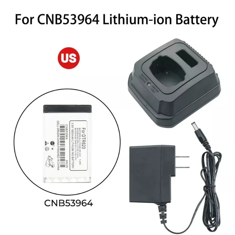 CNB53964 Battery Charger Base for DTR620 DTR650 Two Way Radios Lithium-ion Battery Rapid Charger Station