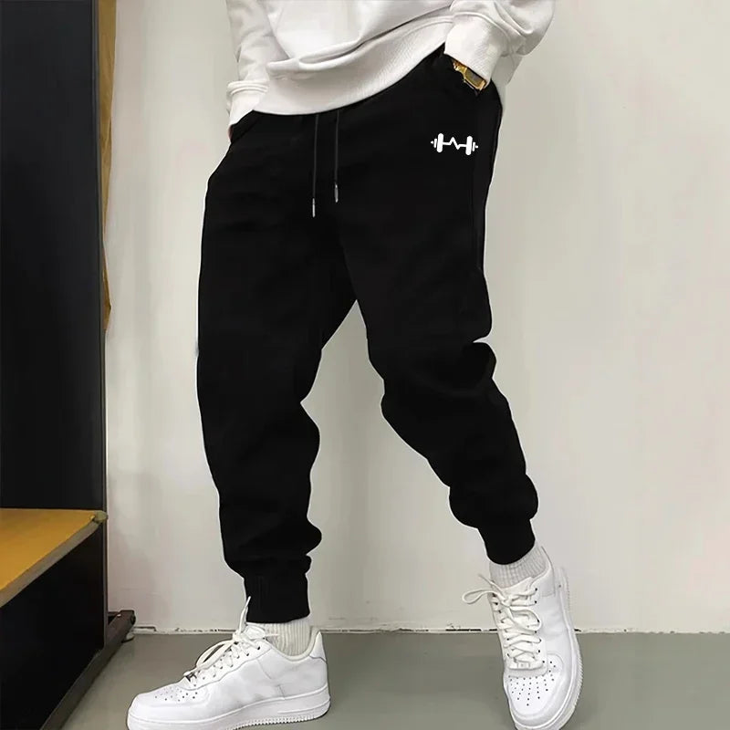 Mens Print Lounge Pants 2026 New Style Autumn Winter Joggers Male Fashion Streetwear Casual Comfort Fitness Sporty Sweatpants