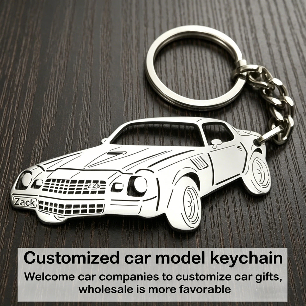 Wholesale customized car model keychains motorcycle model key pendants any car style you want custom logo gifts anniversary