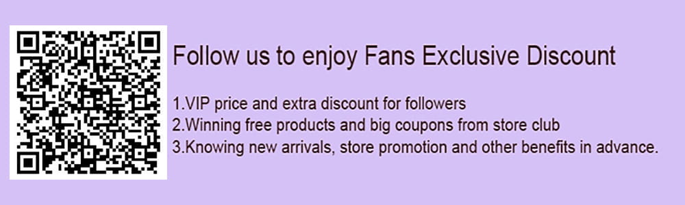 Purple promotional banner with black text advertising fan-exclusive discounts and vip benefits placed behind a 32 inch purple number birthday party balloon.