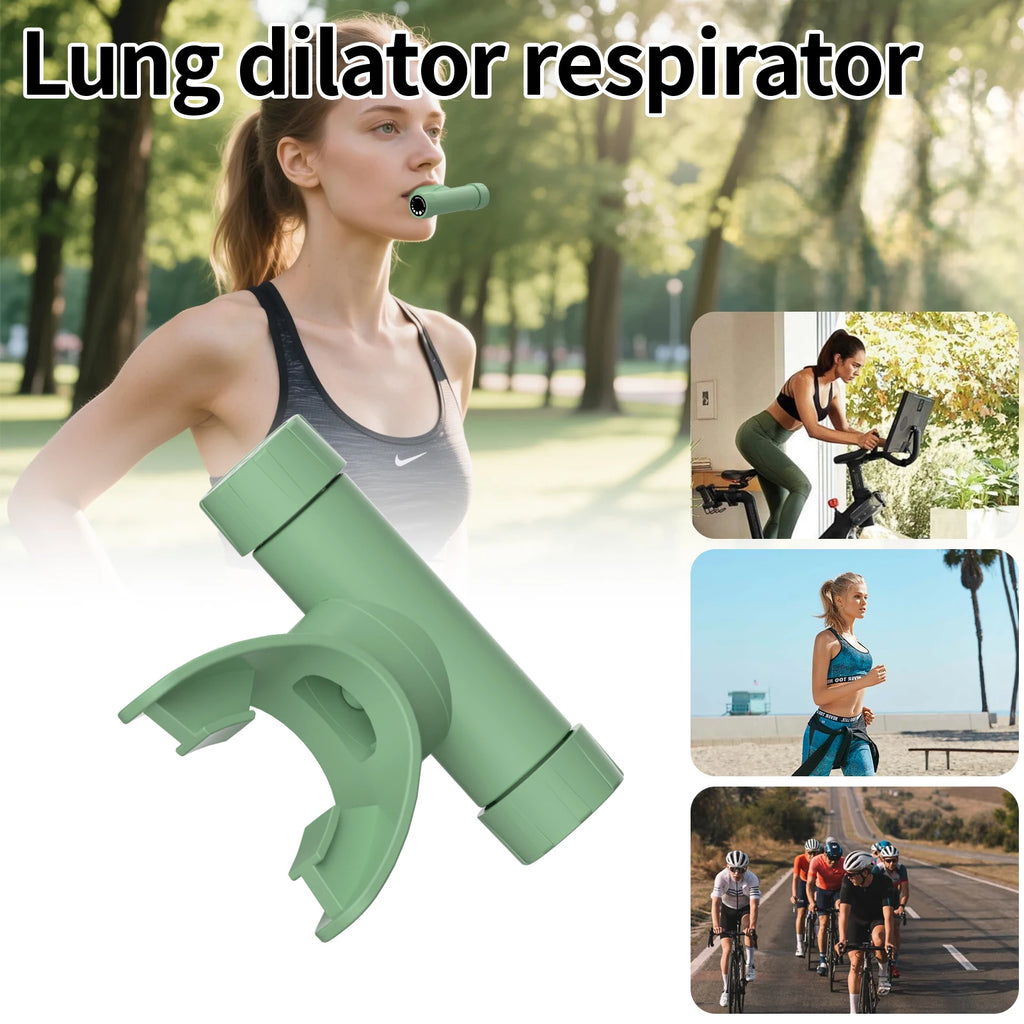 Breathing Trainer Lung Respirator Fitness Equipment Respiratory Silicone High Altitude Training Outdoor Expiratory Exercise Tool