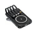 Magnetic Suction Wireless Charger 200000mAh Fast Charge Powerbank Built-in Stand Portable External Battery For Smartphone