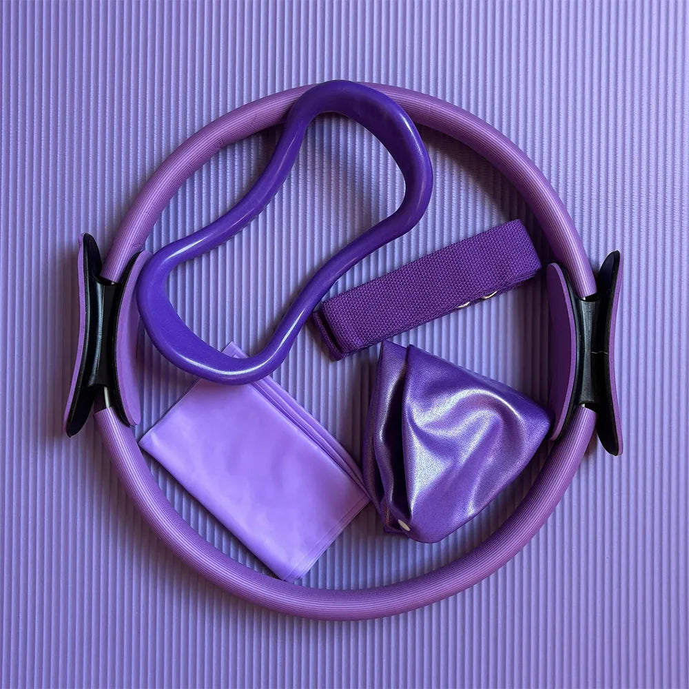 Pilates Circle Yoga Resistance Straps for Strength Training Elastic Band Muscle Trainer for Back And Shoulder Fitness Equipment