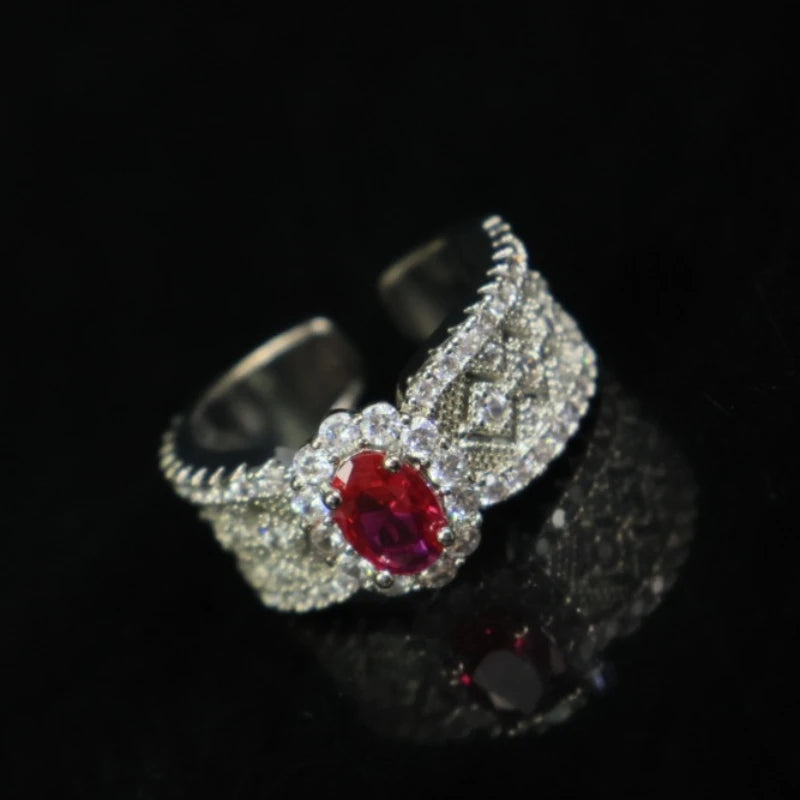 New Exquisite Red Ring, Daily Versatile Jewelry.