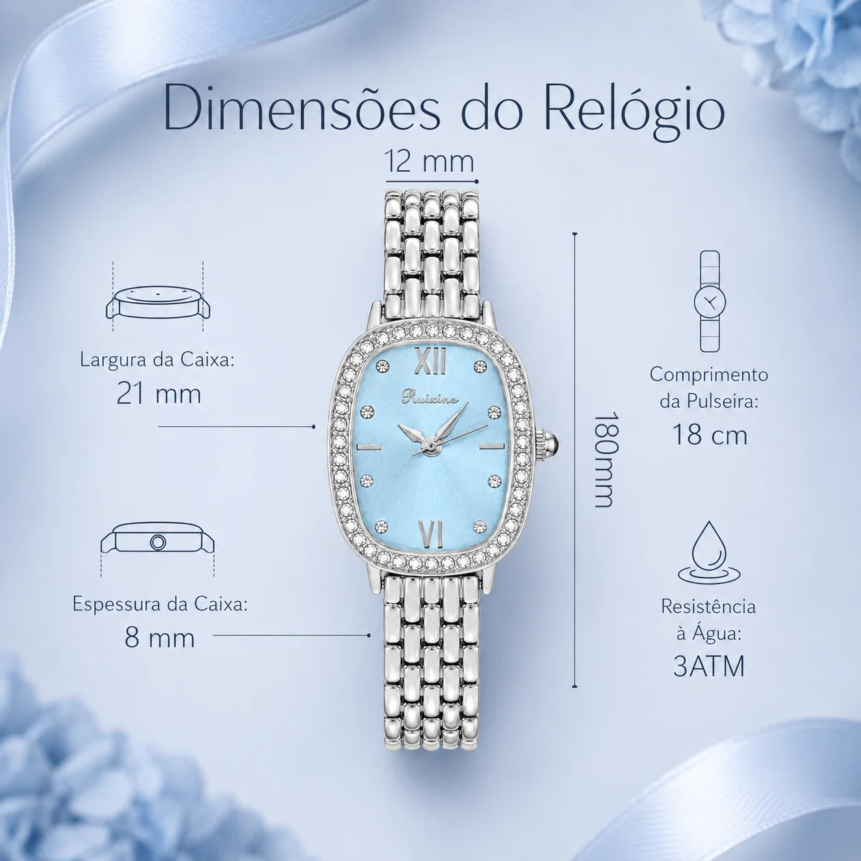 RUIXINE Women's Watches Fashion Casual Small Dail Ladies Quartz Watch Elegant Stainless Steel Girls Dress Wristwatch