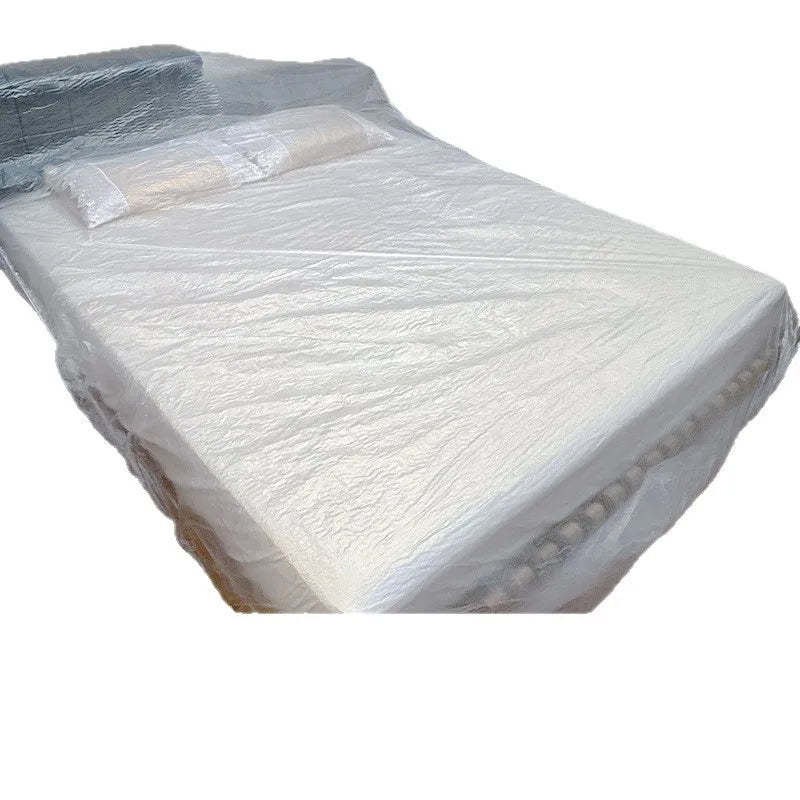 1/2pc Plastic Furniture Protection Masking Film Transparent Living Room Waterproof Dust Cover Disposable Multipurpose ﻿