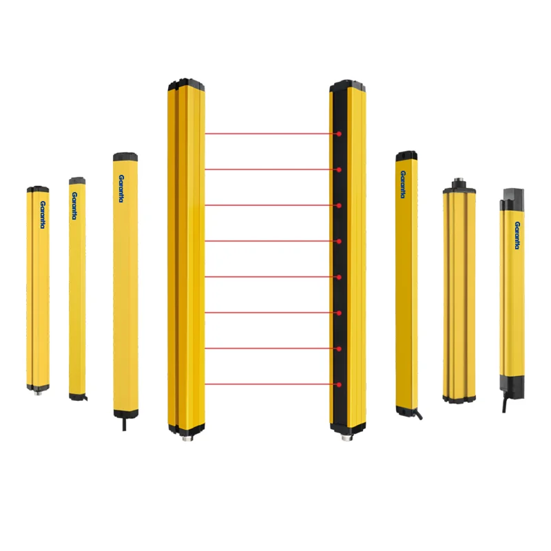 Emergency stop 30mm safety light curtain Built-in real-time self-diagnosis Dual relay redundant output