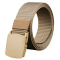 Men Belt Jeans Belts Adjustable Belt Men Outdoor Travel Waist Belt with Plastic Buckle for Pants Soft Nylon Sports Accessories