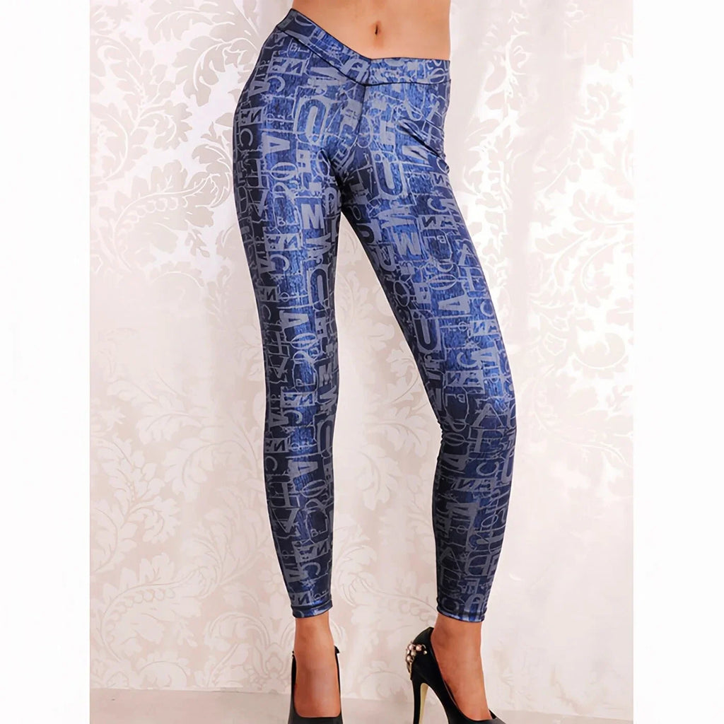 Women's Mid Waisted Casual Leggings Everyday Basic Comfy Tights for Work or Lounge, Soft Stretchy Pants