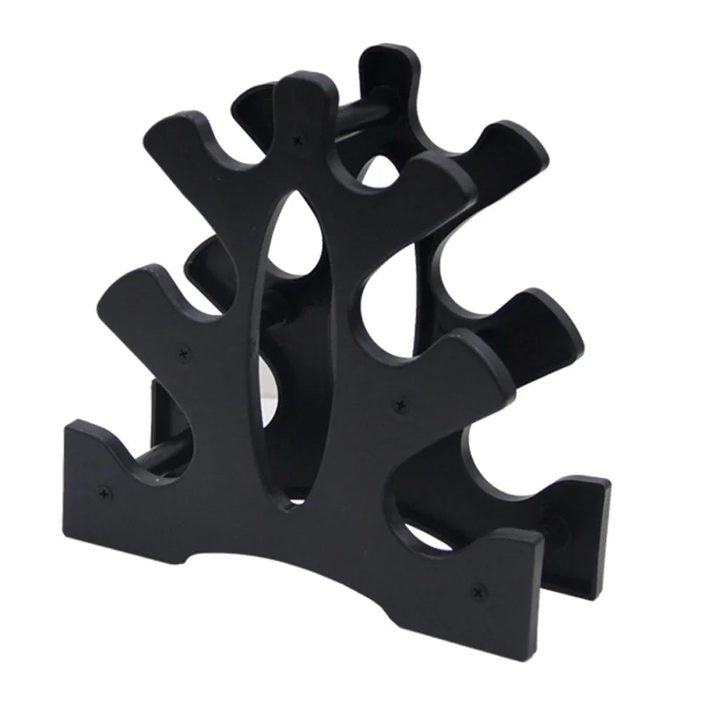Weight Storage Organizer 3 Tier Dumbbell Rack Stand Only Compact Weight Rack for Dumbbells Small for Home Gym Workout