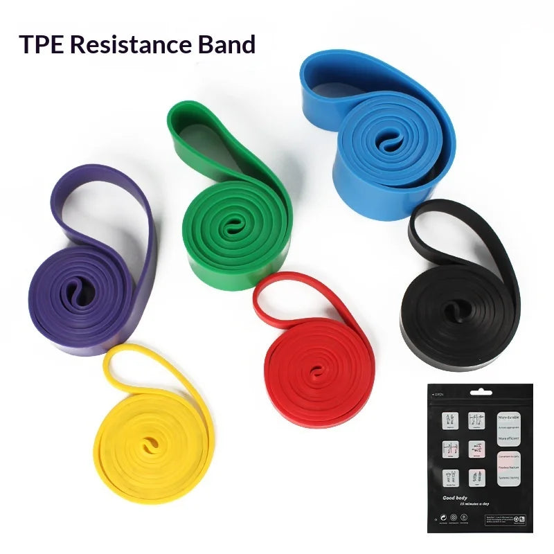 Resistance Bands Set Strength Training Pull Up Assistance Bands Heavy Duty Fitness Exercise Bands Stretch Workout Gym Equipment