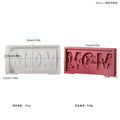 Mother's Day MOM Letters Relief Making Mold Mother and Child Background Plaster Ornament Diy Drip Moulds