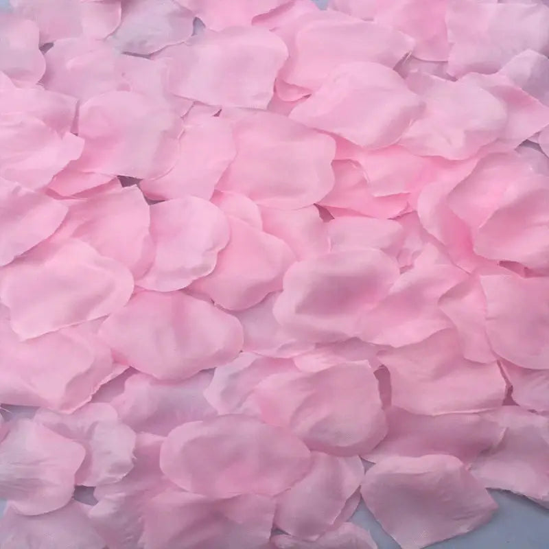 Rosa Satin-Rosenblüten aus der Kollektion „5500 bunte Rosenblüten“ für eine elegante Eventdekoration