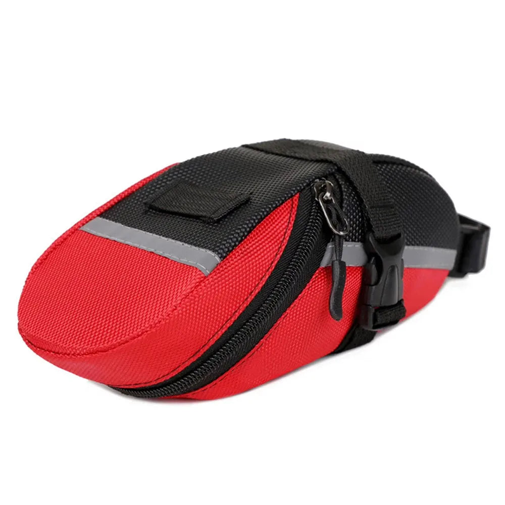 Black Bicycle WaterProof Saddle Bag Bicycle Reflective Tail Bag MTB Bike Universal Rear Bag Outdoor Bicycle Accessories