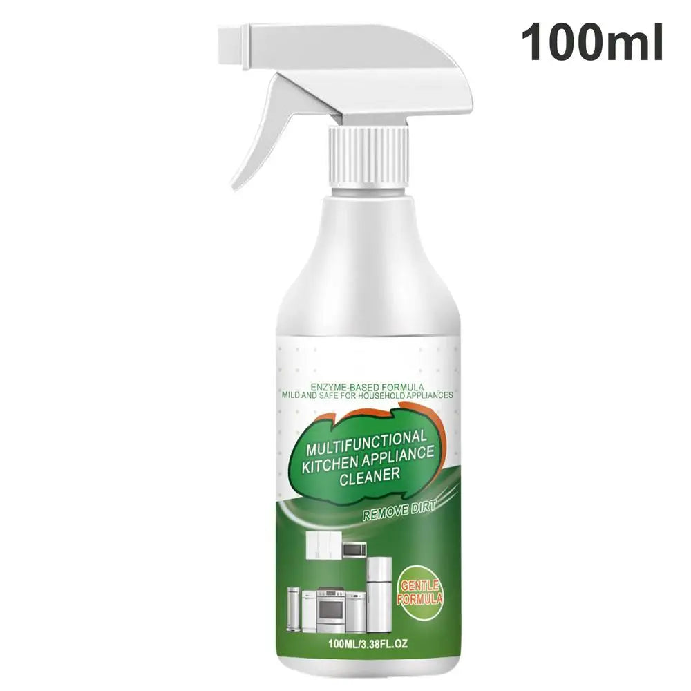 Kitchen Cleaning Spray 100ml Kitchen Grease Oil Remover Spray Effortless Cleaning of Stovetops Ovens Range Hoods Cleaning
