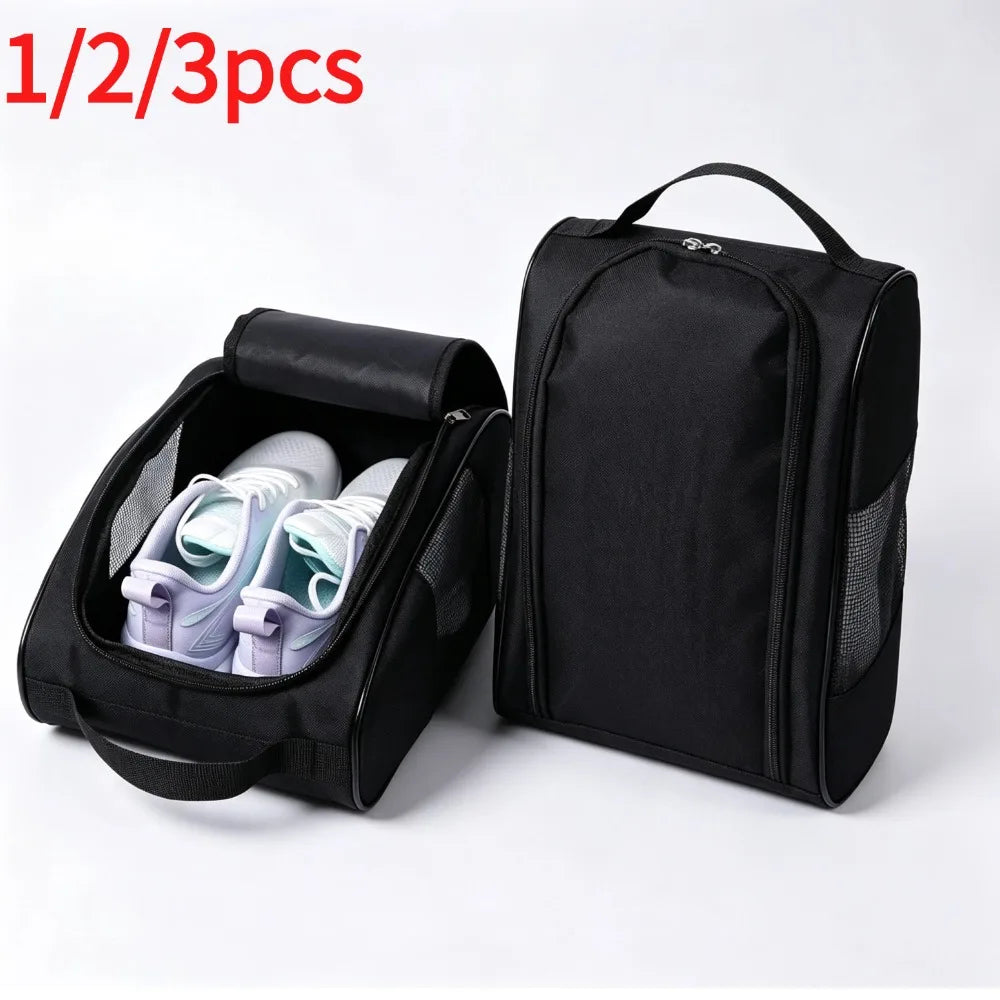 Travel Shoe Bag Portable Golf Shoe Storage Bag Dustproof Shoe Carrier Bags Breathable Sports Shoe Storage Organizer Handbag