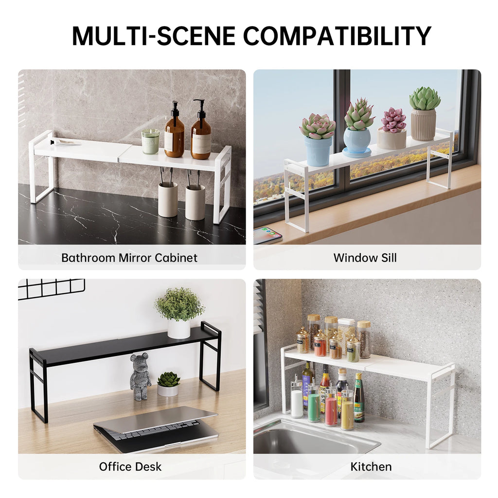 Bathroom Mirror Cabinet Storage Box, Bathroom Cabinet Partition Organizer, Cosmetics Shelf Combination, Layered Storage Solution
