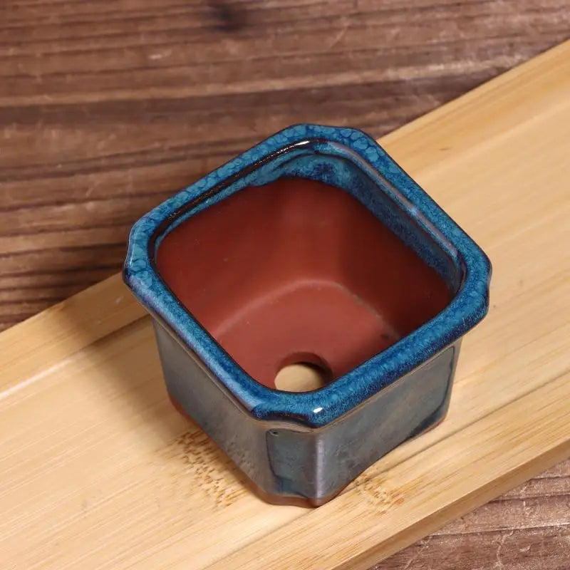 3PCS Ceramic  Plant Pots Mini Planters Cute Design for Desk Dining Table Room Decoration