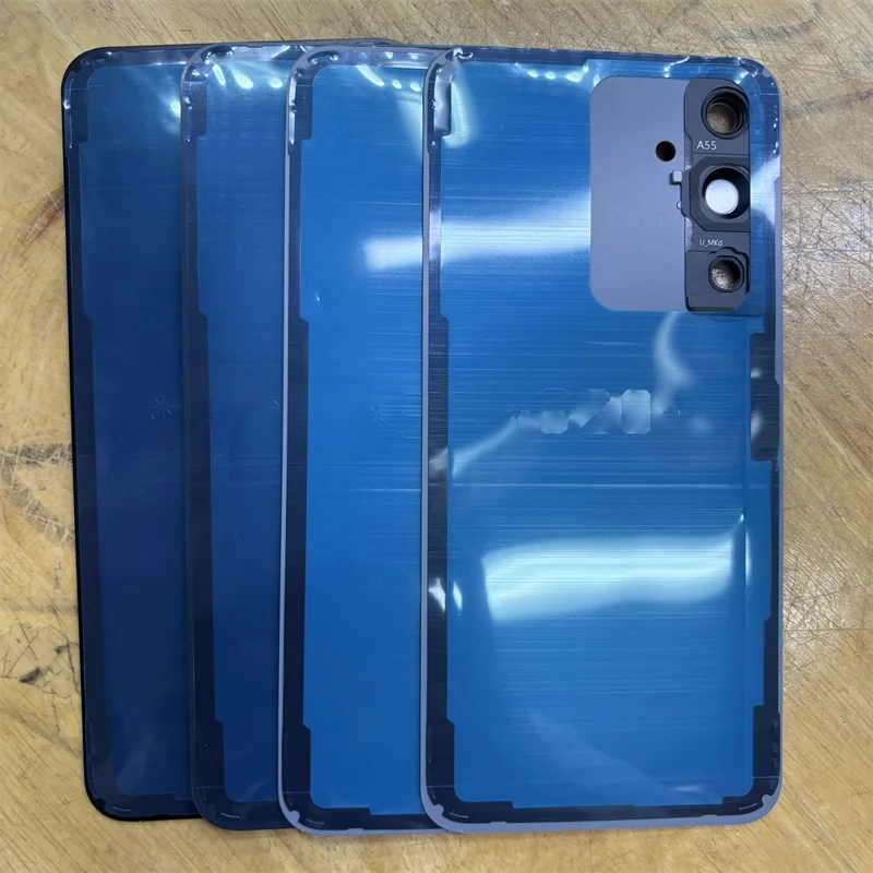 For SAM Galaxy A55 5G A556 Phone Housing Glass Cover Battery Case Back Cover Rear Door Lid Panel Camera Lens