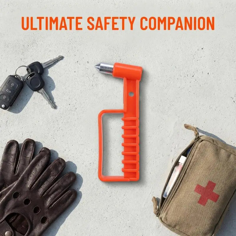 Multifunctional Emergency Escape Hammer Vehicle Window Breaker Safety Rescue Tool for Car Bus Train Passenger Safety