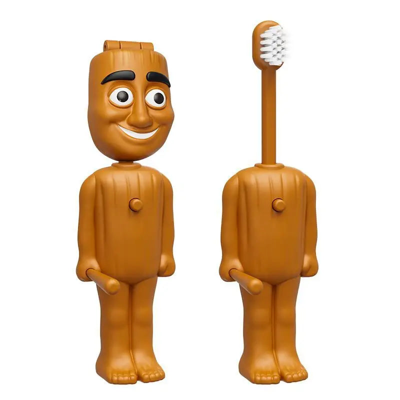 Italian Brainrot Tung Children's Toothbrush Anime Soft Nylon Bristle Toothbrush Travel Cartoon Cute Funny Teeth Brush Whitening