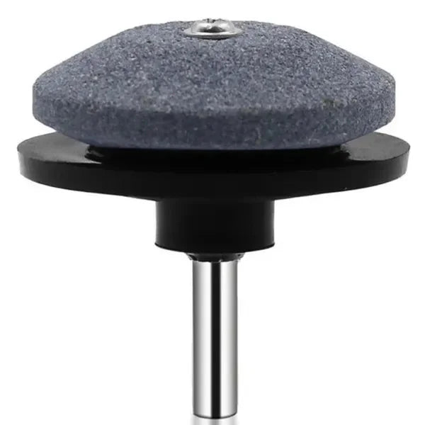 50mm Lawn Mower Sharpener Blade for Power Hand Drill Knife Sharpening Stone Grindstone Grinding Tool Garden Whetstone Sander
