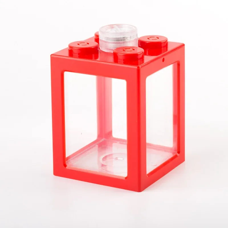 Acrylic Desktop Aquarium Mini Water-Free Plastic Tank for Betta Shrimp Jellyfish - Portable Glass-Like Aquarium for Home Decor