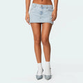 Women's Denim Skirt Casual Loose Hottie Sexy Denim Hip Skirt