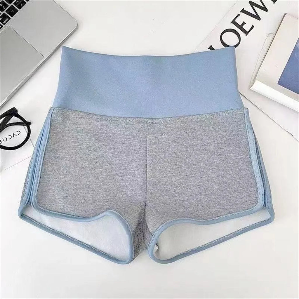 Women Summer Spliced Color Shorts High Waist Korean Sexy Girl Casual Short Pants Lady Fashion Yoga Running Outfit Basic Clothes