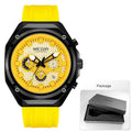 MEGIR New Sport Chronograph Quartz Watches for Men Women Waterproof Luminous Unisex Couple Wristwatch with Silicone Strap