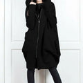 Thick Warm Woman Hoodies Baggy Long Cold Top Loose Plain Hooded Sweatshirt for Women Autumn Winter Harajuku Fashion Casual Cloak