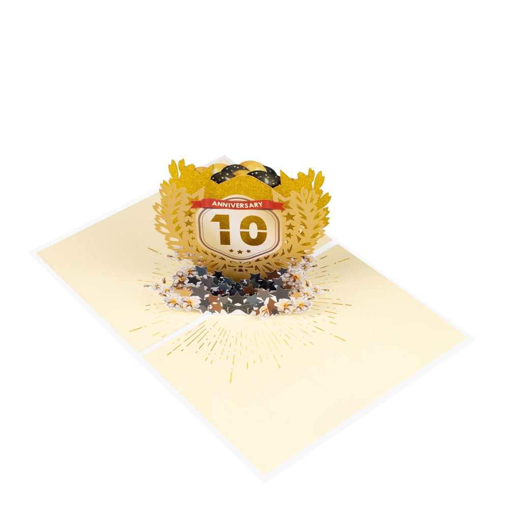 Anniversary Cards 1-100 Years – Elegant Numbered Greeting Card for Couples, Weddings, Milestone Celebrations