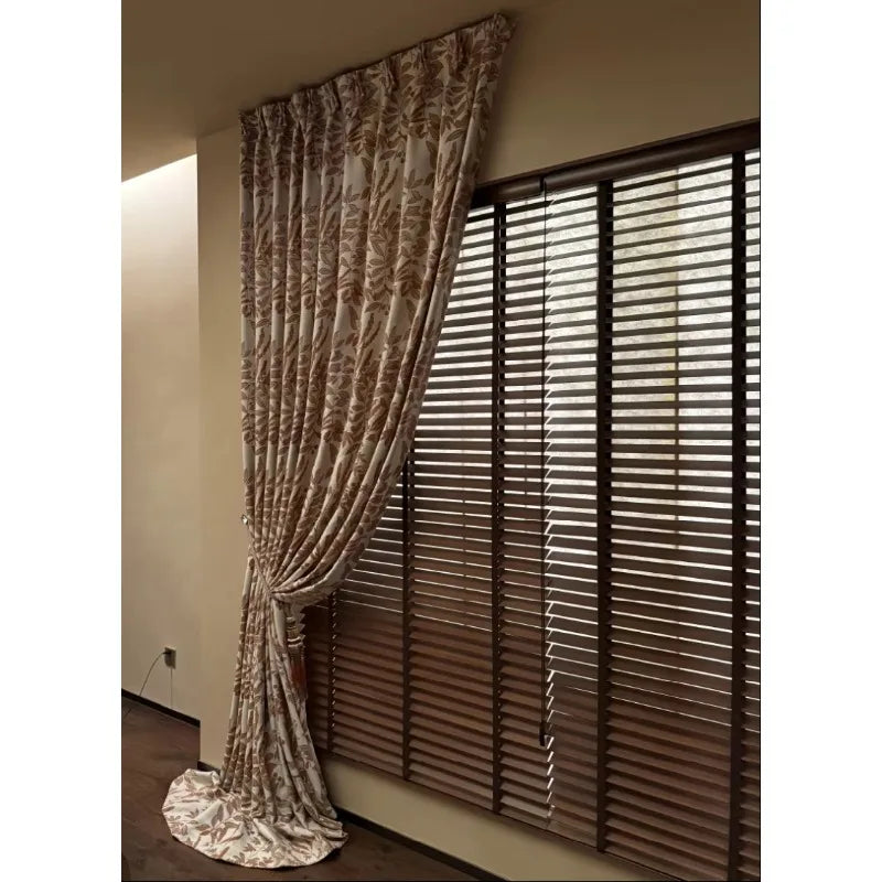 Luxury Minimalist High Precision Embroidered Curtains Rich in Colors, with Comfortable Feel for Bedroom Home Decoration