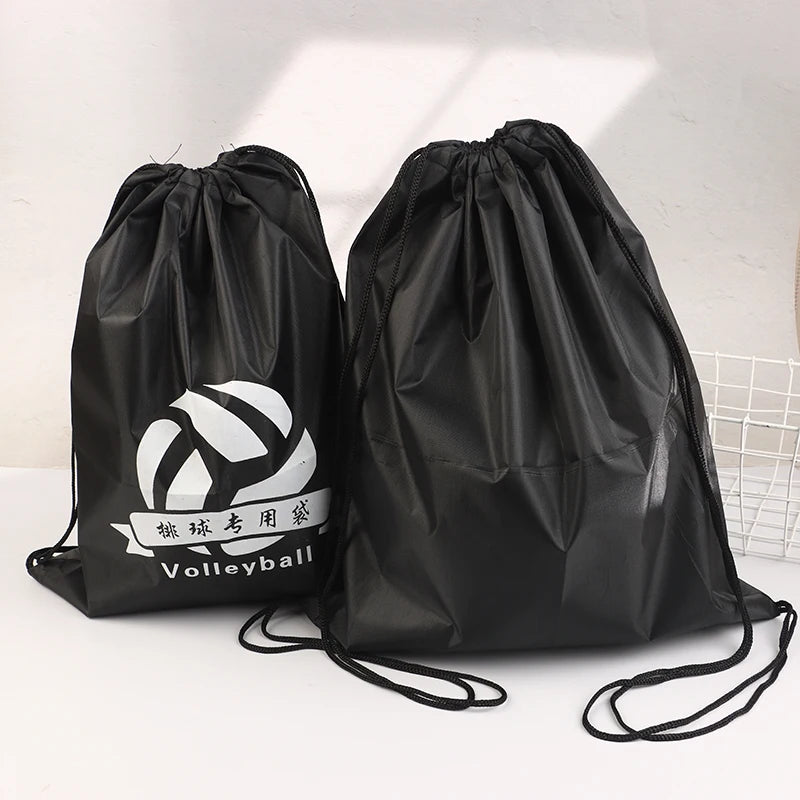 Outdoor Sports Drawstring Storage Bags Gym Men's Bag Football Volleyball Oxford Cloth Portable Foldable Reusable Backpack
