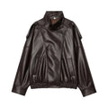 MUJER Faux Leather Windbreaker Jackets for Women Fashion Jacket Woman Warm Winter Women's Coat Outerwears Overcoat Female