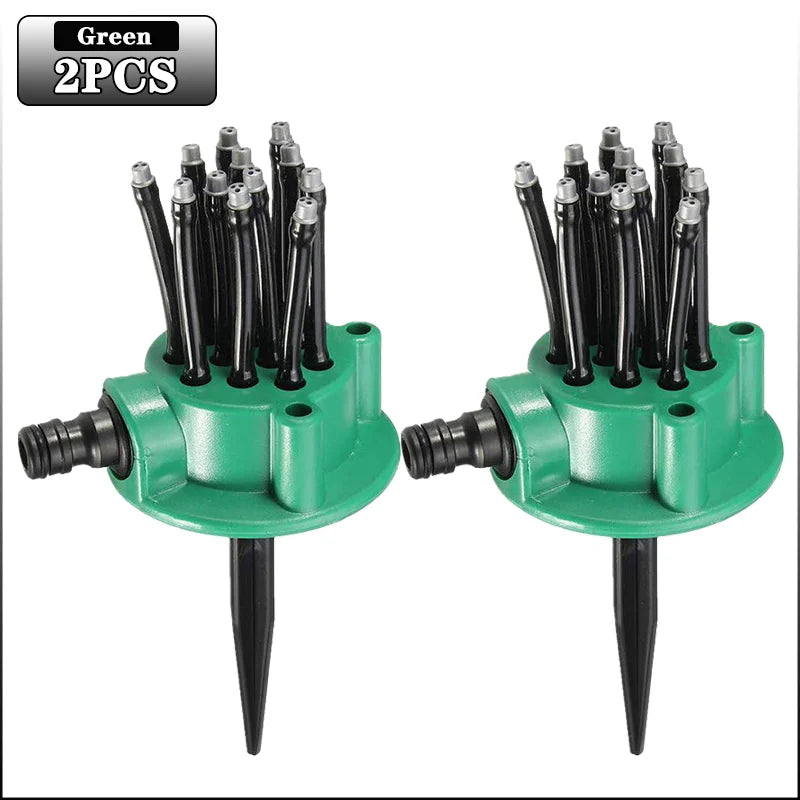 360 Degree Garden Automatic Multi Sprinkler Garden Lawn Sprinklers Roof Cooling Sprinklers Watering Sprinklers Gardening Tools