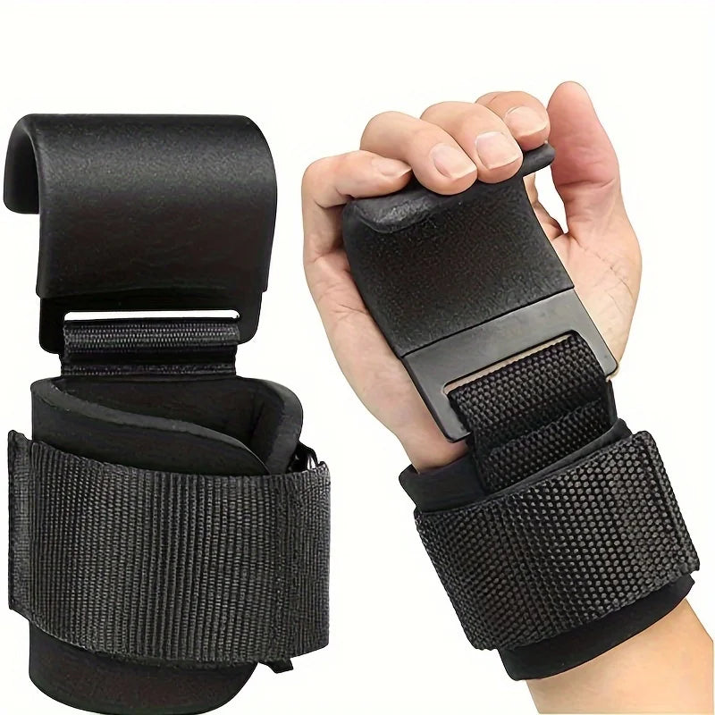2pcs Fitness Squatting, Weightlifting, Pull Up, Wristband Hook, Horizontal Bar Sports Equipment, Strength Reduction Training,
