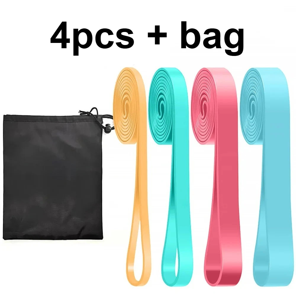 15-85LBS Heavy-Duty High-Elasticity Exercise Band with Accessories Multiple Resistance Levels for Gym,Pilates,Ideal for Beginner