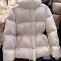 Parkas Jacket Women Winter 2025 New Cotton-Padded Coat Female Fashion Waterproof Thicken Warm Outerwear Ladies Overcoat  Tops