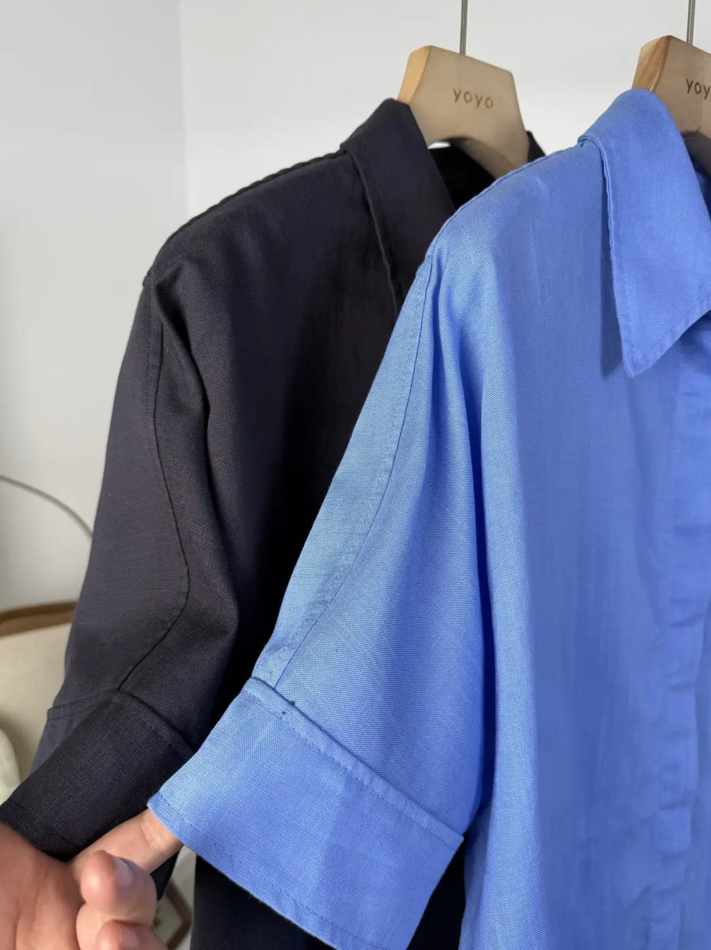 Casual Loose Button Up Short Sleeve Linen Shirt Women Summer Blouse Versatile Female Blousas