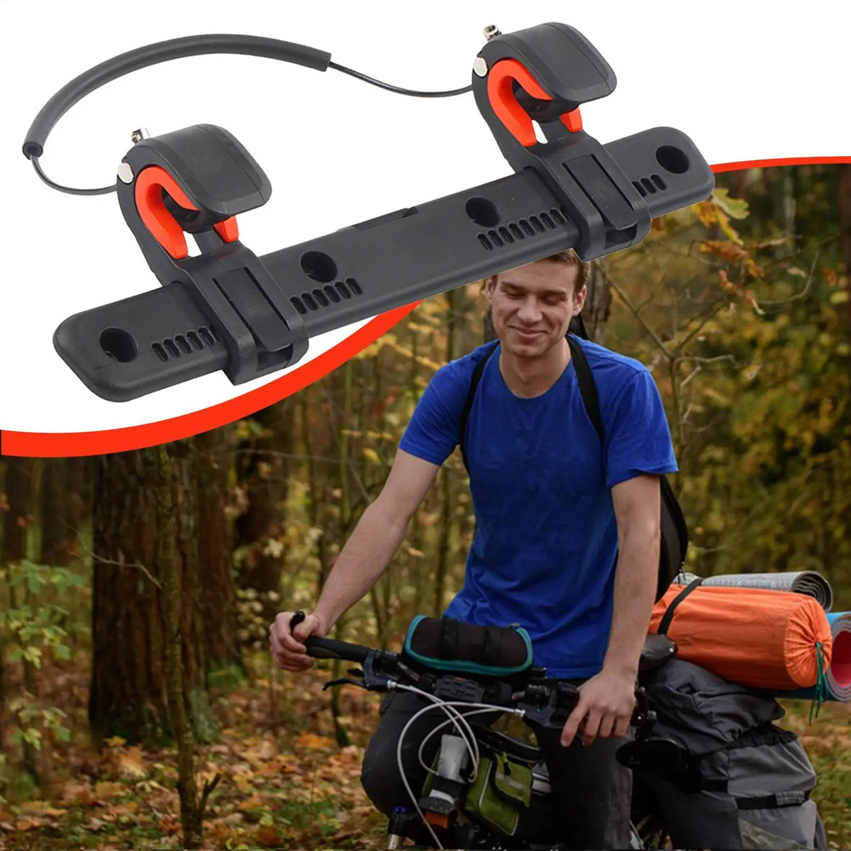 Bicycle Side Bag Buckle Motocross Saddle Rack Bag Buckle Bicycle And Motorcycle Pannier Rack Accessories For Bike