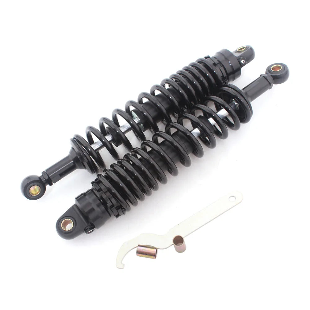 Motorcycle Accessories 1 Pair Rear Shock Absorbers Black 360mm Universal For Harley Kawasaki Honda Yamaha Suzuki ATV