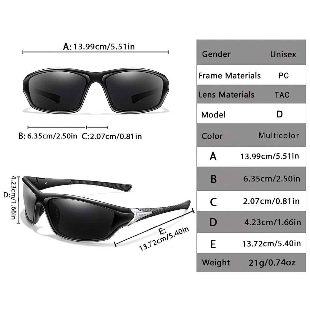 Polarized Sports Cycling Fishing Running Sunglasses Rayed Sun Ciclismo Goggles Outdoor Polarized Sunglasses Men Women Eyewear